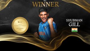 India’s rising star Shubman Gill becomes ICC Men’s player of the month