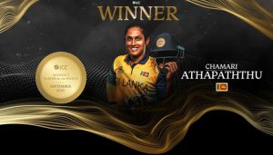 Chamari Athapaththu becomes ICC Women’s Player of the month