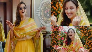  Parineeti Chopra shines in yellow, shares some happy moments from ‘Choora ceremony’