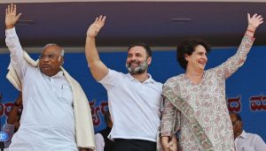 Kharge to address meetings in Telangana, Rahul & Priyanka to rally in Raj