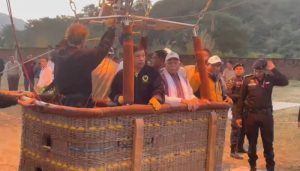 In a bid to promote tourism, CM Khattar launches Hot air balloon safari