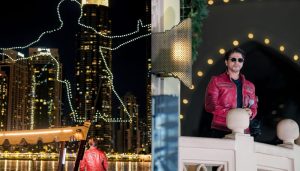 Drones light up Dubai sky with SRK’s signature pose ahead of ‘Dunki’ release