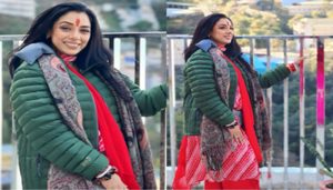 Rupali Ganguly welcomes 2024 with spiritual bliss, visits Vaishno Devi temple