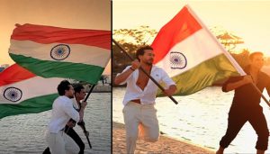 Akshay, Tiger evoke feeling of patriotism as they sprint with Tricolour