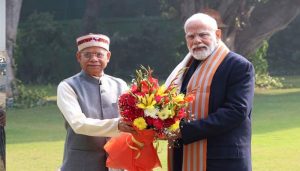 HP Governor Shiv Pratap Shukla meets PM Modi, discusses strengthening of rural infrastructure