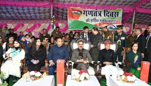 Himachal Governor Shiv Pratap Shukla unfurls national flag in Shimla