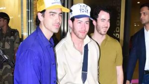 Lollapalooza 2024: Jonas Brothers land in Mumbai for their first gig in India