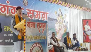 Maa Ganga is the cornerstone of Indian culture and philosophy: Shiv Pratap Shukla