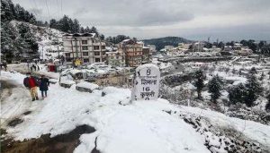 Himachal Weather Update: Light snowfall in high altitude areas, yellow alert issued in 10 districts