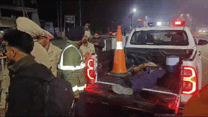 Unknown Vehicle Hit Bike Jalandhar-Ludhiana Highway Near Pragpur Octroi, 1 Died On The Spot another Injured
