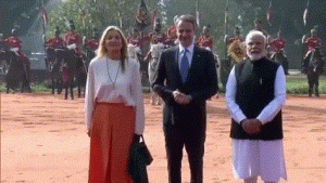 Greek Prime Minister Kirikos Mitsotakis Reached Rashtrapati Bhavan, Prime Minister Modi welcomed