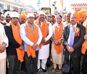Jalandhar MP, MLA And DC Participate In Shobha Yatra, Urges People To Follow Teachings Of Guru Ravidas Ji For Welfare Of Humanity