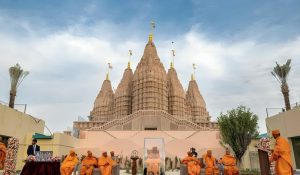 The Hindu temple in UAE :  Gods and Goddesses of India can be seen here