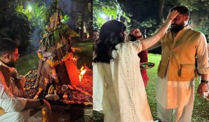 Happy Holi: A sneak peek into Bachchan’s Holika Dahan celebrations