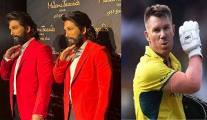 David Warner congratulates ‘Pushpa’ after ‘legend’ Allu Arjun unveils his wax statue in Dubai
