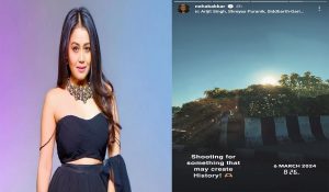‘Shooting for something that may create history’ : Neha Kakkar
