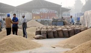 Protest of Arhtiyas started with the purchase of grains, strike to continue for 2 hours till April 5