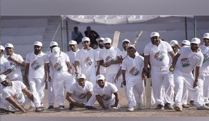 Madhya Pradesh: Differently-abled people play cricket match in scorching heat to spread awareness about voting in Dhar