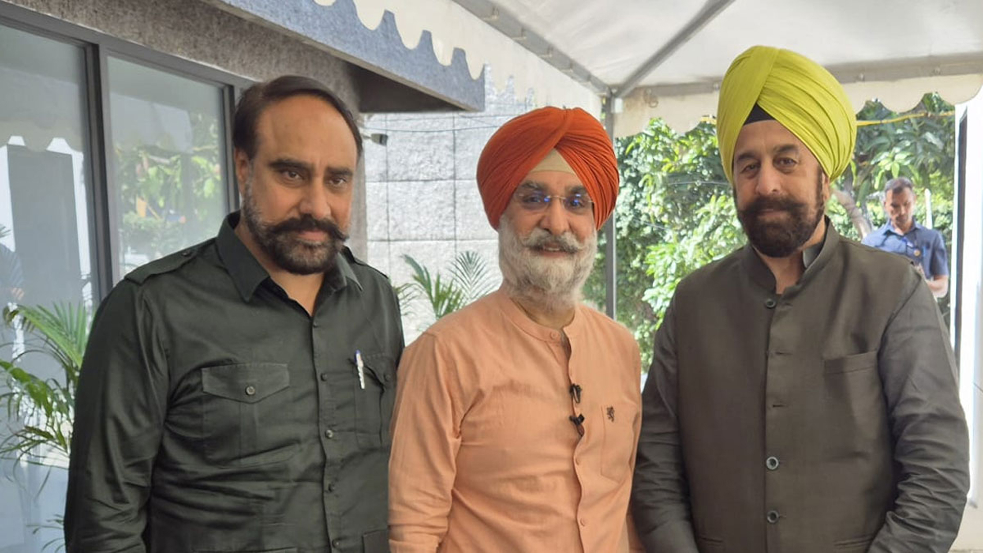 BJP national spokesperson RP Singh visits Amritsar, discusses poll strategies with Taranjit Singh Sandhu