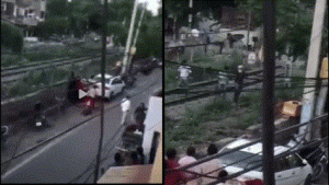 Ludhiana Abdullapur Basti Two injured in rivalry firing,  incident captured in CCTV