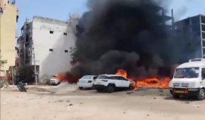 Haryana: Fire breaks out in four parked vehicles in Gurugram