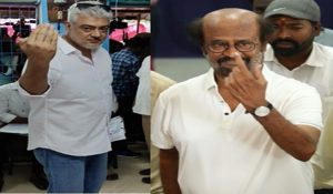 Ajith Kumar shows up to vote 30 minutes before time; Rajini stresses ‘dignity in voting’