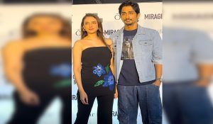 Aditi Rao Hyadri, Siddharth attend film screening together after engagement