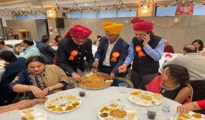 ‘Overseas Friends of Ram Mandir’ US distribute 101 kg Ayodhya Laddoos globally