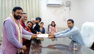 BJP candidate Naveen Jindal files nomination from Kurukshetra, says ‘Will carry development plans of PM Modi’