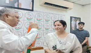 BJP gets a big blow, former MLA Rohita Rewri joins Congress