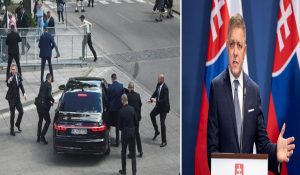 An elderly poet open fire on Slovakian Prime Minister Robert Fico, PM critically injured