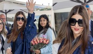 Aishwarya Rai Bachchan, with daughter Aaradhya returns Mumbai from Cannes