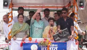 Priyanka Gandhi’s roadshow in Haryana; said- Wave against BJP in Haryana, change will come