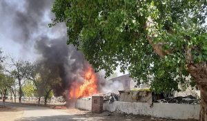 Fire engulfs ten slums in Kurukshetra; possibility of short circuit