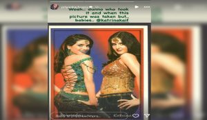 Priyanka Chopra shares throwback picture with Katrina Kaif, wearing jeans with jhumkas