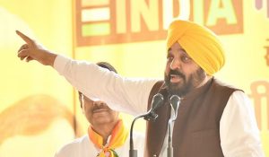 Bhagwant Mann’s road show in Kurukshetra, said “25 may aayegi Bhajpa Jayegi”
