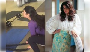 Mallika Sherawat seen pushing her limits while working out in the gym