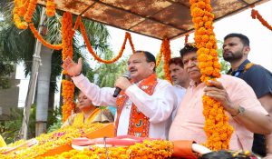 BJP President JP Nadda’s to hold road show in Rohtak and Jind today, this will be the route
