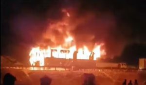 In Nuh distrtict of Haryana, fire in running bus 9 dead, 15 injured