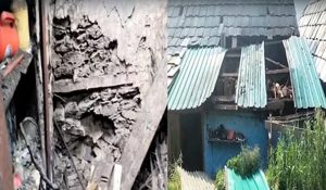 A mysterious explosion during midnight creates panic in Parol village of Himachal, one house adversely damaged