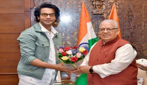 Rajasthan: RajKummar Rao meets Governor Kalraj Mishra at Raj Bhavan