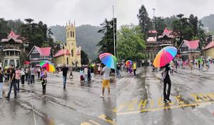 Heavy rain in Shimla, orange alert for eight districts today