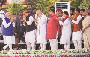 Amit Shah at home, finance for Sitharaman, Rajnath to defend