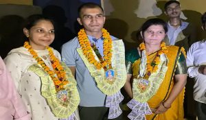 Three family members secure government job in Nuh