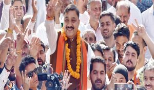Sirmaur: Shimla MP Suresh Kashyap addresses victory rally after huge win, extends gratitude to voters