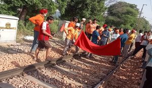 Two dies after being hit by a train in Palwal