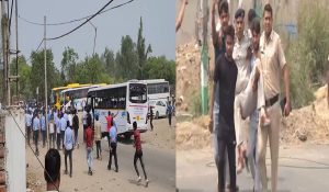 Labourer dies after being crushed by factory bus, violence erupts and policemen injured