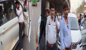 Traffic Policeman dragged by drunk driver in Haryana