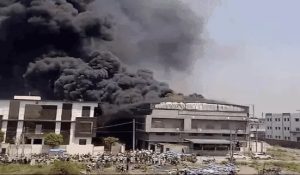 Panipat: Massive fire in garment factory