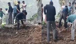 Himachal: Villagers build road themselves in Bharmour